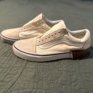 Vans Off-White w/ partial Gum Sole